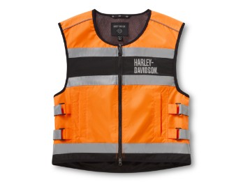 H-D Hi-Vis Orange Vest Herren Warnweste Neonorange
