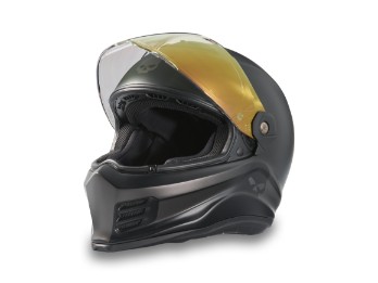 Casco integrale da moto HD Division X15 con grafica a teschio