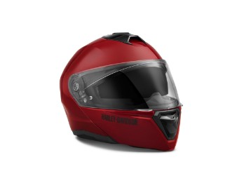 Capstone Sun Shield II H31 Бильярдный красный модульный шлем
