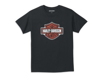 Bar & Shield Black Graphic Tee T-Shirt
