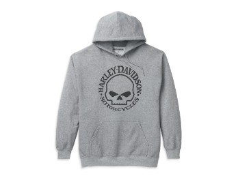 Skull Graphic Grey Hoodie Herren Sweatshirt