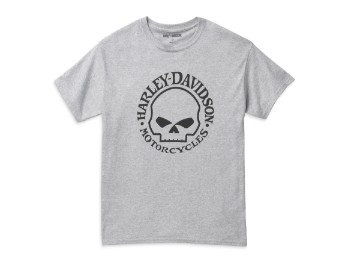 Skull Graphic Grey Tee Herren T-Shirt
