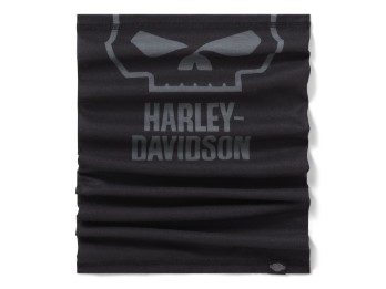 Willie G. Skull Neck Gaiter Halstuch Schlauch Schwarz