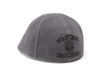 Willie G Skull Ivy Cap Schiebermütze Grau
