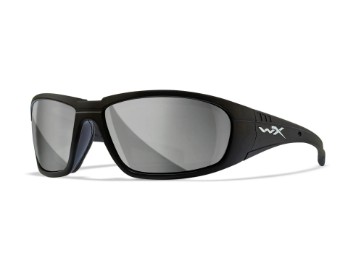 Occhiali da moto WX BOSS Silver Flash a specchio, occhiali protettivi neri opachi