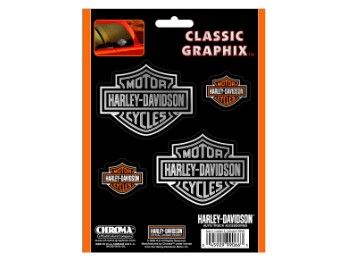Набор наклеек с эмблемой Chroma Classic B&S