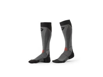 Kalahari 2 Motorrad Funktions-Socken Grau Schwarz