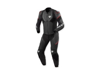 Tuta in pelle da moto Beta 2 due pezzi nera antracite