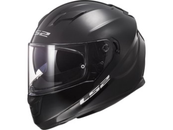 FF320 Stream Evo Solid Black Motorrad Helm