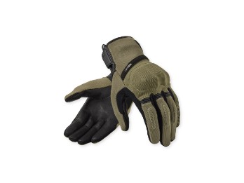 Mosca 2 Herren Sommer Motorrad Handschuhe Grün Schwarz