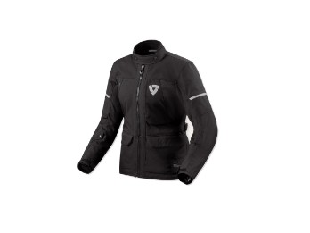 Convergent H2O Ladies Damen Motorrad Jacke Schwarz wasserdicht