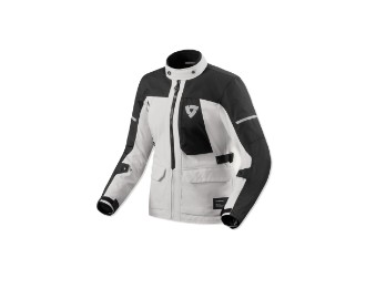 Convergent H2O Ladies Damen Motorrad Jacke Silber Schwarz wasserdicht