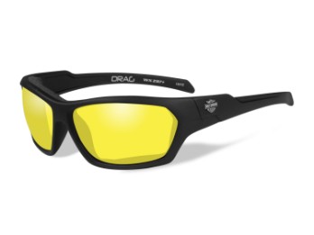 Wiley X Drag Yellow Motorrad Brille