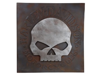 H-D Skull Metall Wall Art Schild