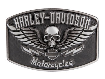 Harley-Davidson Lodis Gürtelschnalle Lineage Damen Buckle Lady Silber/Schwarz 
