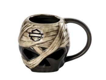 Open B&S Gebeeldhouwde Schedel Mok Mummie Mok