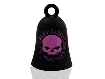 MOD HD Black & Pink Willie G Skull Ride Bell Bells
