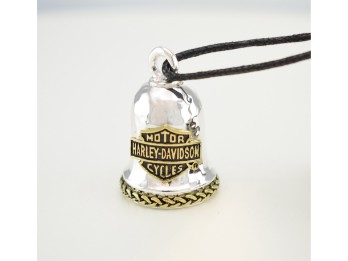 MOD Bronzen gehamerde B&S Logo Ride Bell geluksbrenger hanger