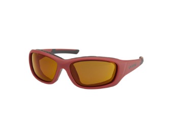 Occhiali da moto Marcolin Majestic HZ0006-66G colore ambra con specchio rosso potenziato