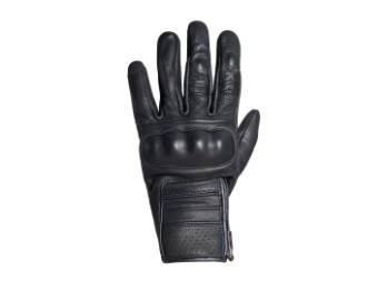 Adina Damen Leder Motorrad Handschuhe Schwarz