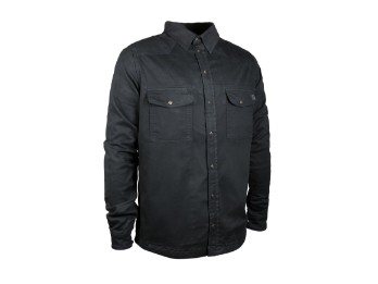 Motoshirt Черная куртка-рубашка из арамида