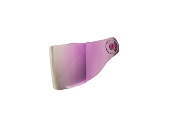 Zilverpaarse spiegelset RACE ONLY spiegelvizier voor JD/One helm