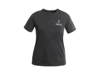Damen T-Shirt Women Rose Fade Out Black Schwarz