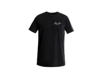 Herren T-Shirt JD Lettering Black Schwarz