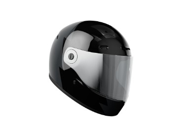 Casco da moto integrale JD/ONE Signature Nero Grigio Nero Grigio