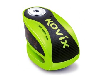 KNX10 Fluo Gelb Bremsscheibenschloss mit Alarmfunktion