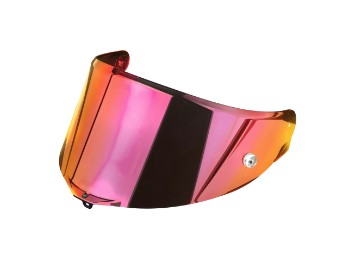 Visier Race 3 Iridium Rot verspiegelt passend für Pista GP RR und Corsa R Helme