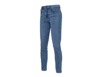 Ruby Light Blue Damen Jeans Motorrad Hose Hellblau Monolayer