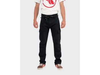 Pantaloni jeans moto da uomo cargo