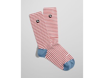 Fun Red White Socken 