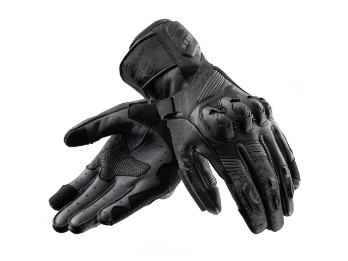 Guanti da moto in pelle Viper neri