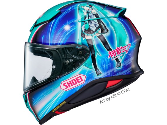 11 16 911 4, HELM SHOEI NXR2 HATSUNE MIKU TC-4