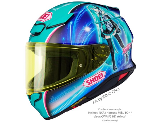 11 16 911 4, HELM SHOEI NXR2 HATSUNE MIKU TC-4