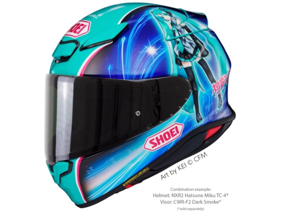11 16 911 4, HELM SHOEI NXR2 HATSUNE MIKU TC-4