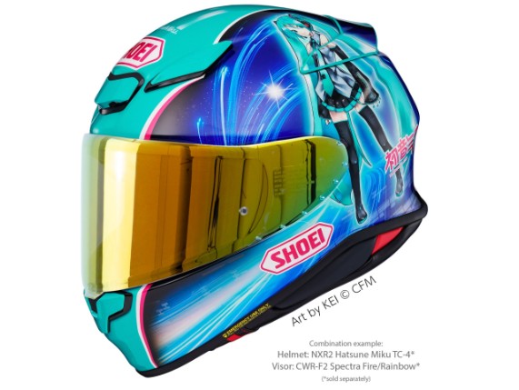 11 16 911 4, HELM SHOEI NXR2 HATSUNE MIKU TC-4