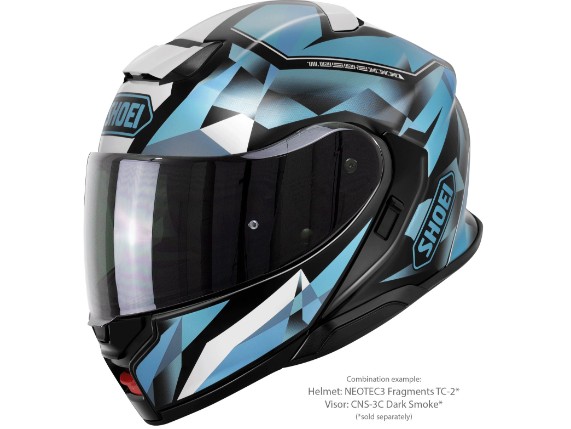 12 07 110 4, HELM SHOEI NEOTEC 3 FRAGMENTS TC-2