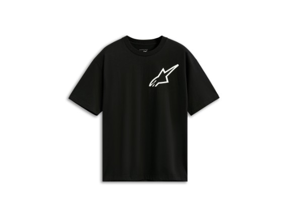 1216-72030-10-L, T-SHIRT ALPIN ONE OVERSIZED BLACK