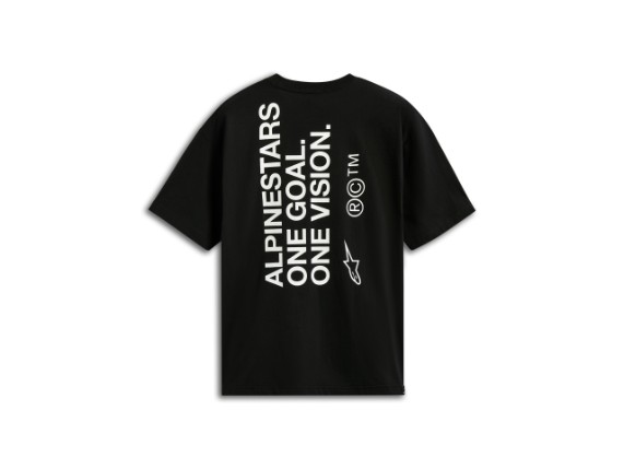 1216-72030-10-L, T-SHIRT ALPIN ONE OVERSIZED BLACK