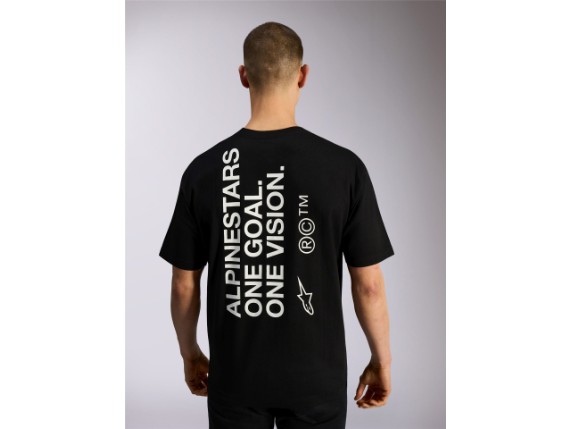 1216-72030-10-L, T-SHIRT ALPIN ONE OVERSIZED BLACK
