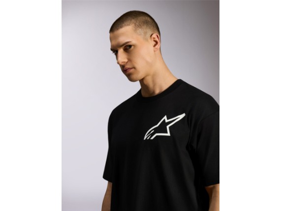 1216-72030-10-L, T-SHIRT ALPIN ONE OVERSIZED BLACK