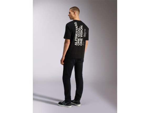 1216-72030-10-L, T-SHIRT ALPIN ONE OVERSIZED BLACK
