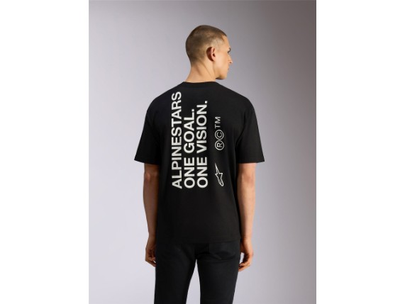 1216-72030-10-L, T-SHIRT ALPIN ONE OVERSIZED BLACK