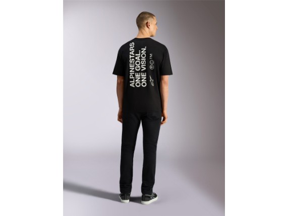 1216-72030-10-L, T-SHIRT ALPIN ONE OVERSIZED BLACK