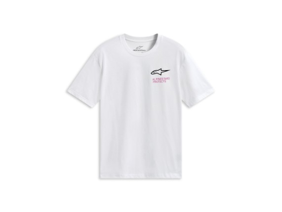 1216-72100-20-L, T-SHIRT ALPIN POP HELMETS WHITE