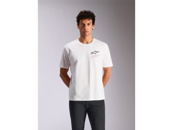 1216-72100-20-L, T-SHIRT ALPIN POP HELMETS WHITE