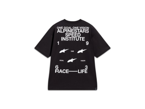 1236-72306-10-L, T-SHIRT ALPIN INSTITUTE OVERSIZD SS